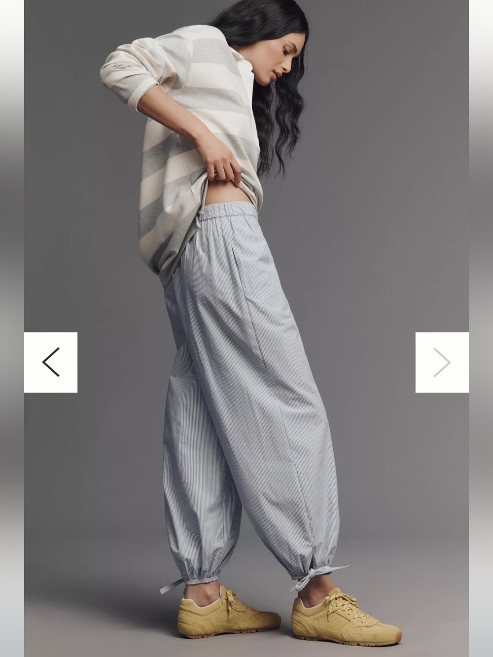 NWOT Maeve Anthropologie Balloon 100% Cotton Pants